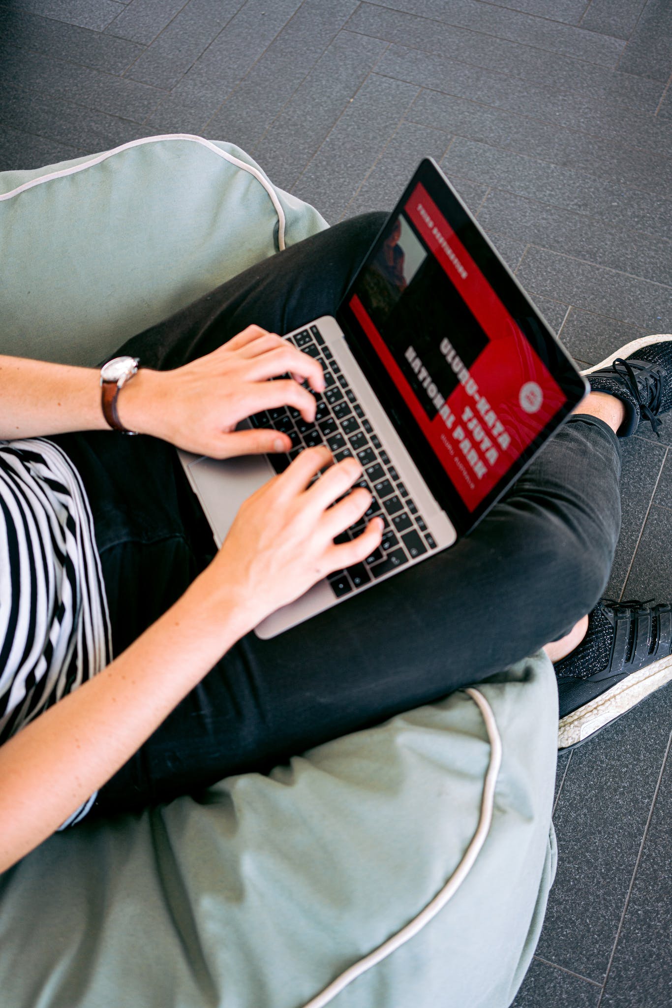 Man in Black Shirt Sitting in Front of Computer